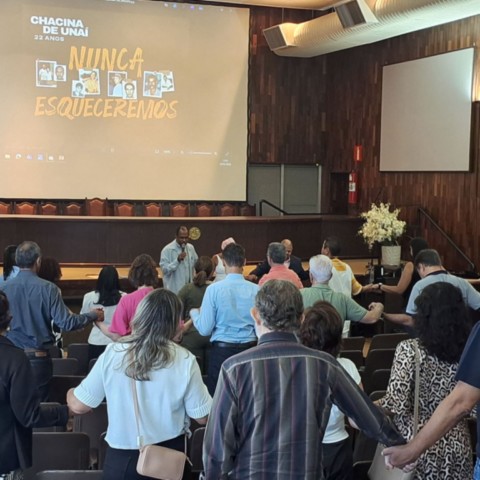 Chacina de Unaí: Ato de Luta contra o Trabalho Escravo Chacina de Unaí: Ato de Luta contra o Trabalho Escravo