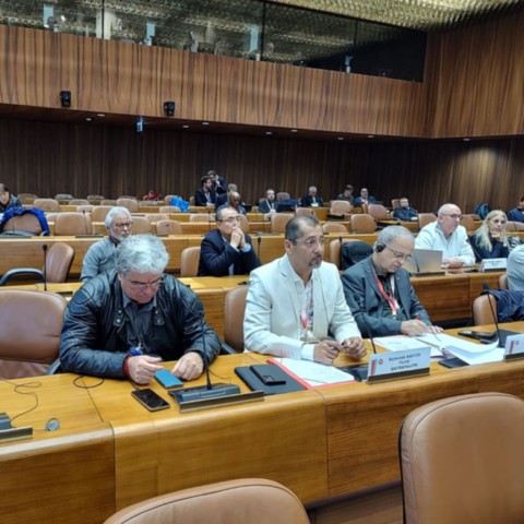 ICM reúne comitê mundial na OIT e reforça convite para congresso no Brasil ICM reúne comitê mundial na OIT e reforça convite para congresso no Brasil